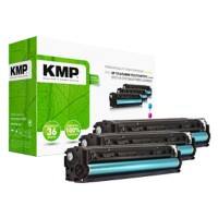 Originele KMP HP 131A Tonercartridge U0SL1AM Cyaan, Magenta, Geel Multipak  3 Stuks