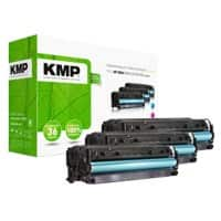 Originele KMP HP 305A Tonercartridge CF370AM Cyaan, Magenta, Geel Multipak  3 Stuks