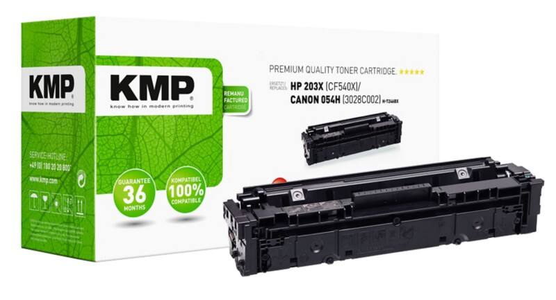 KMP Compatibel HP 203X Tonercartridge CF540X Zwart