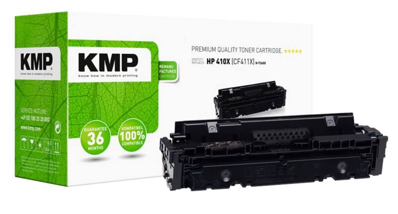 Toner KMP HP 410X Cyan CF411A