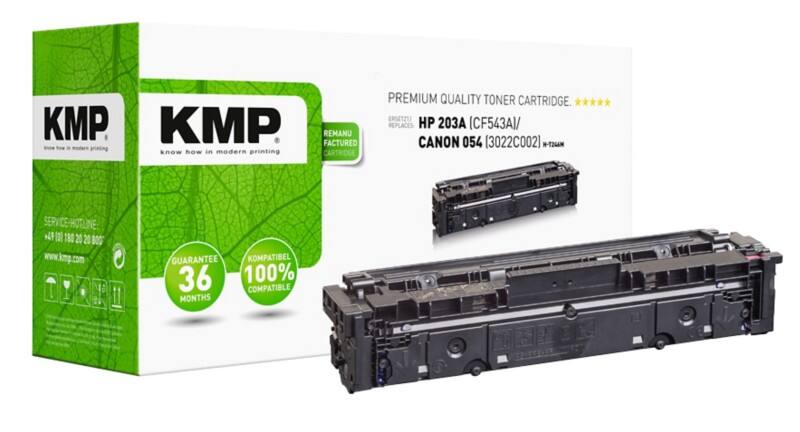 KMP Compatibel HP 203A Tonercartridge CF543A Magenta