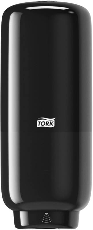 Distributeur de soins pour la peau Tork S4 561608 À capteur Pour savon et désinfectant pour les mains Noir