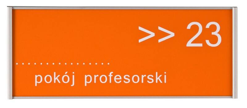 Plaque de porte Ultradex Aluminium 18 x 7,2 cm 310577