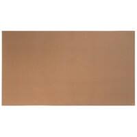 Tableau d'affichage Nobo Impression Pro Widescreen 1915418 Montage mural Liège Brun 188 x 106 cm Cadre ultra fin