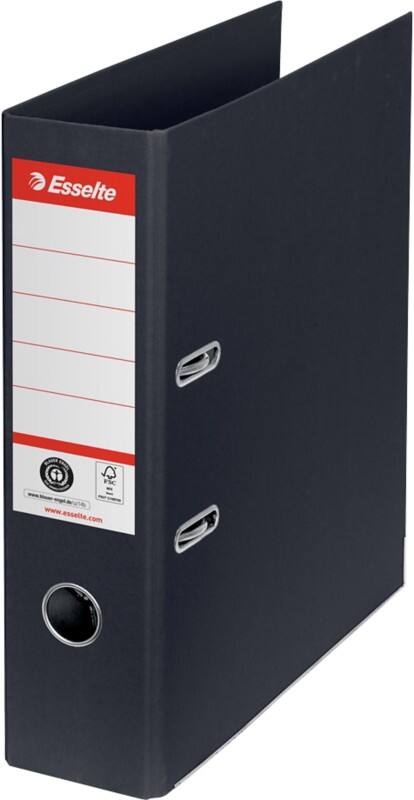Esselte No,1 Power Breed Classeur A4 75 mm Zwart 2 Ringen 627569 Staand Gerecycled
