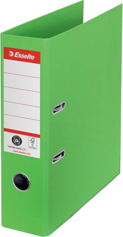 Esselte No,1 Power Breed Classeur A4 75 mm Groen 2 Ringen Staand Gerecycled