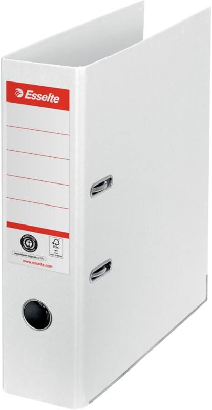 Esselte No,1 Power Breed Classeur A4 75 mm Wit 2 Ringen 627570 Staand Gerecycled