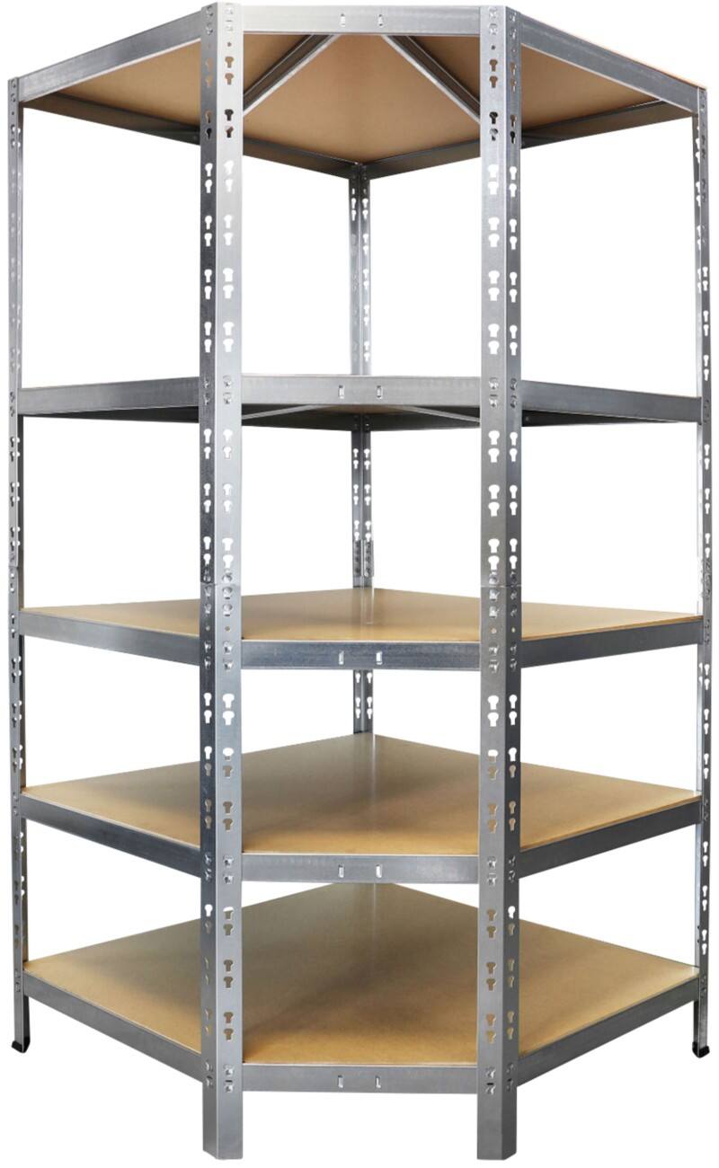 Étagère MAMMUT 5 étagères Acier 900 x 600 x 1800 mm Gris