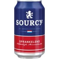 Sourcy Rood Licht sprankelend Mineraalwater 24 Stuks à 330 ml