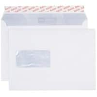 Enveloppes Elco Premium Avec fenêtre C5 229 (l) x 162 (h) mm Bande adhésive Blanc 100 g/m² 500 Unités