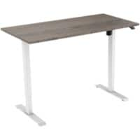 Euroseats Bureau Wit, logan B000WH120LOG 80 x 750-1235 x 120 mm Poothoogte: 1210 mm