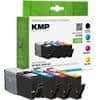KMP Compatibel HP 903XL Inktcartridge 3HZ51AE Zwart, cyaan, magenta, geel Multipak  4 Stuks