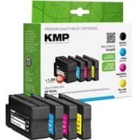 Cartouche jet d’encre KMP Compatible HP 953XL Noir, cyan, magenta, jaune 3HZ52AE Multipack 4 Unités