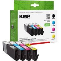 KMP Compatibel Canon CLI-581XXL BK/C/M/Y Inktcartridge Zwart, cyaan, magenta, geel