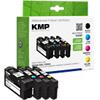 KMP Compatibel Epson 35XL Inktcartridge C13T35964010 Zwart, cyaan, magenta, geel