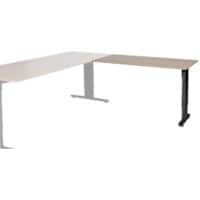 Schaffenburg Aanbouwtafel Linesto Plus LIN-PLA126-HAVZ-M25 Havana licht kersen, zwart 120x60x65-85 cm