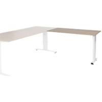 Schaffenburg Aanbouwtafel Linesto Plus LIN-PLA126-HAVW-M25 Havana licht kersen, wit 120x60x65-85 cm