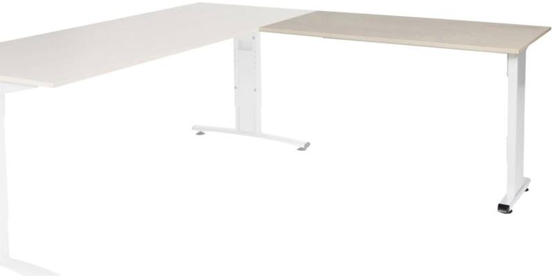Schaffenburg Linesto Plus Bureau-uitbreiding Rechthoekig Eiken T-Voet 1.200 (B) x 600 (D) x 655 (H) mm Melamine