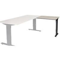 Schaffenburg Aanbouwtafel Linesto Plus LIN-PLA086-LERZ-M25 Lindberg eik, zwart  80x60x65-85 cm