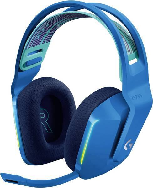 Casque gaming Logitech G733 Sans fil USB Sans Bluetooth Avec Microphone Stéréo Bleu
