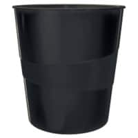Corbeille à papier Leitz Recycle 15 litres Plastique 98% recyclé Noir 29 x 29 x 32,4 cm
