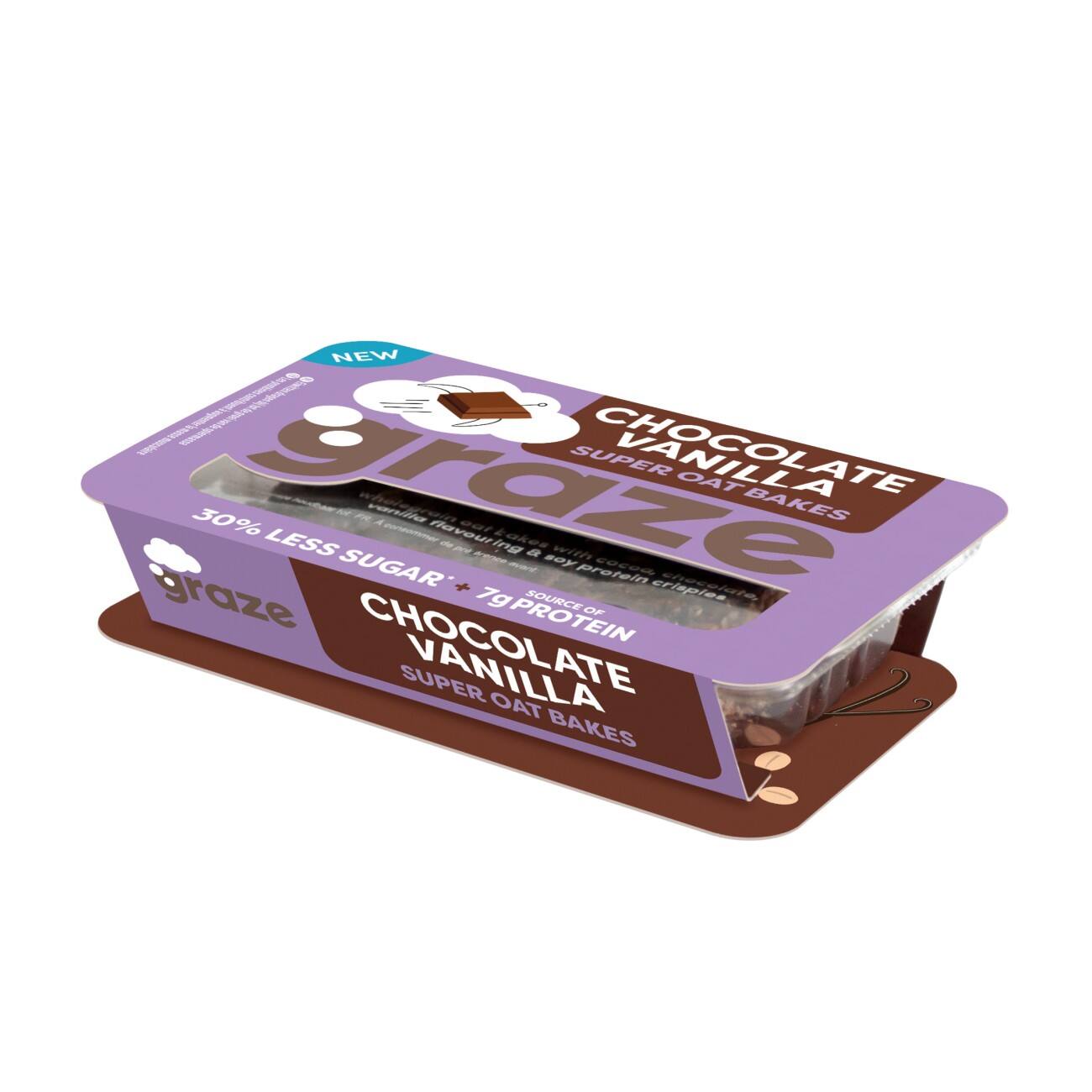 graze Chocolate Flapjack Proteïnereep 35 g Pak van 6