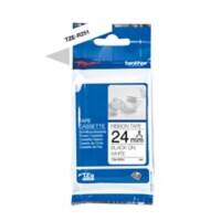 Labeltape Brother P-TOUCH Zwart, Wit