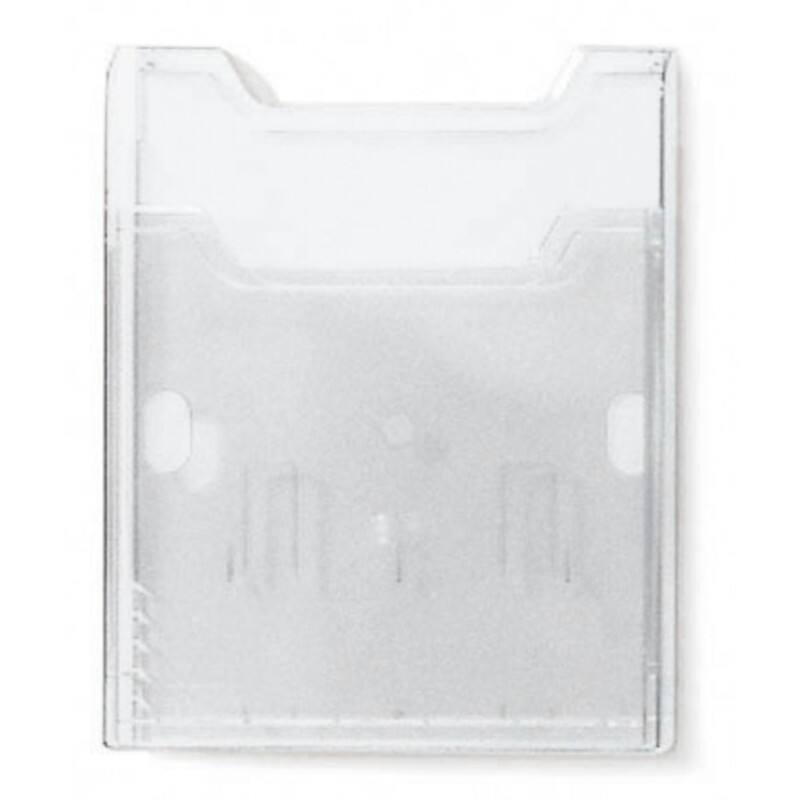 Présentoir A4 Portrait Exacompta Montage mural Transparent 65158D 23,9 x 3,8 x 30 cm 10 Unités