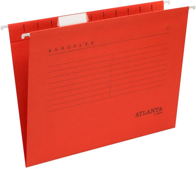 Dossier suspendu Djois Euroflex A4 V 225 g/m² Rouge Certifié FSC® 25 Unités
