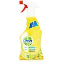 Nettoyant multi-usages Dettol Power and Fresh Spray Citrus Jaune 500 ml
