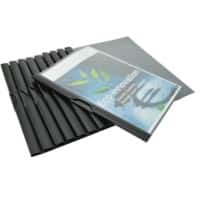 Farde à clip Rapesco Eco 1595 A4 30 feuilles Noir 10 unités