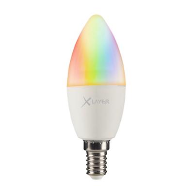 XLAYER LED lamp Smart Echo 217275 E14 Warm wit, meerkleurig 4.5W
