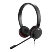 Jabra Evolve 30 II UC Bedraad Stereo Headset Noise Cancelling microfoon Zwart