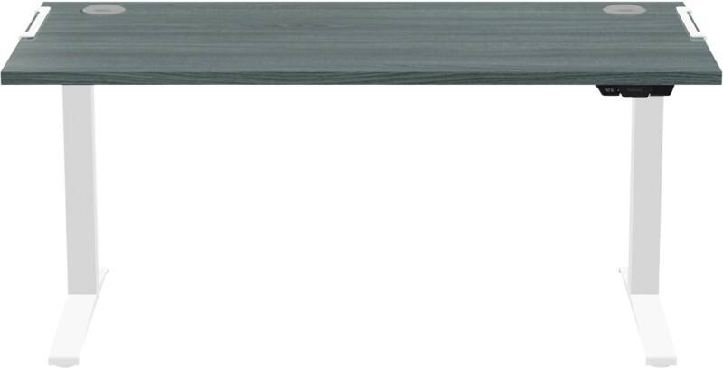 Bureau assis-debout Fellowes Levado Rectangulaire Chêne T-Pied 1829 (L) x 698 (P) x 1257 (H) mm Acier, MDF (Fibres de moyenne densité), PVC (Polychlorure de vinyle)