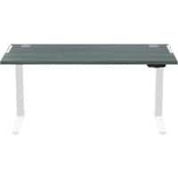 Bureau réglable en hauteur LEVADO 1600 x 800 Brun clair