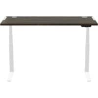 Bureau réglable en hauteur LEVADO 1800 x 800 Brun foncé