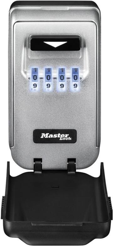 Master Lock Sleutel stortingskluis Combinatieslot 5425EURD 105 x 43 x 132 mm Grijs, Zwart