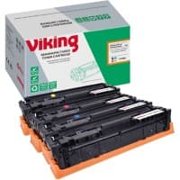 Toner Viking 203X compatible HP CF540X / 41X / 42X / 43X M254-HY-4 Noir, cyan, magenta, jaune 4 unités