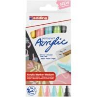 Marqueurs Edding Pastel E-5100 Assortiment 5 unités