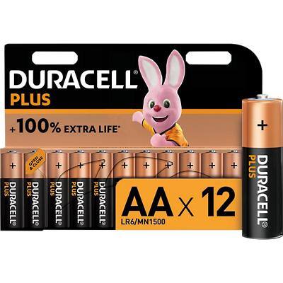 Communicatie netwerk verlangen apotheker Duracell Batterijen Plus 100 AA Alkaline 1.5 V 12 Stuks | Viking Direct BE