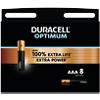 Duracell Batterijen Optimum AAA Alkaline 1.5 V 8 Stuks