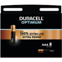 Duracell Batterijen Optimum AAA Alkaline 1.5 V 8 Stuks