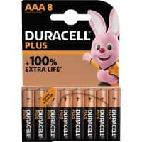 Duracell Batterijen Plus 100 AAA Alkaline 8 Stuks