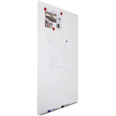 Rosada Wandmontage magnetische Zonder Frame Whiteboard gelakt staal 75 x 115 cm