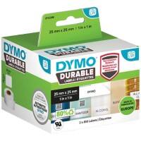 Étiquettes LW Dymo 2112286 Autoadhésives Blanc 25 x 25 mm 1700 étiquettes