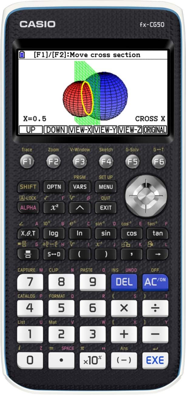 Calculatrice graphique Casio FX-CG50 Affichage à 168 chiffres Noir