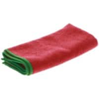 Tissu microfibre GREENSPEED 3300810 Plastique Rouge 40 x 40 x 0,5 cm 3300810 10 Unités