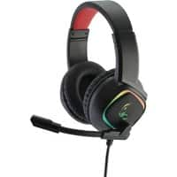 Casque MEDIARANGE GS301 Noir, rouge