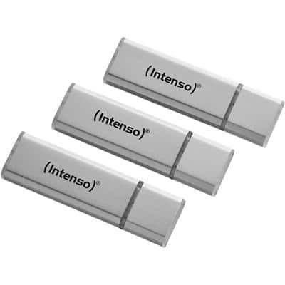Intenso USB-stick USB 2.0 32 GB Zilver 3 Stuks