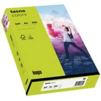 tecno A4 Gekleurd papier Groen 160 g/m² 250 Vellen